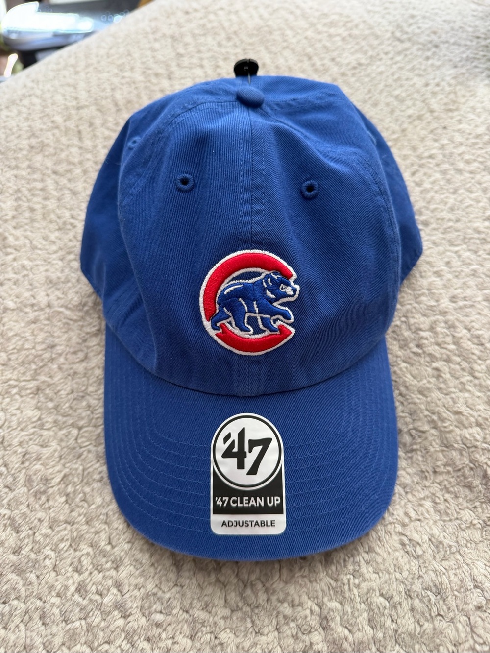 Noah Kahan Chicago Cubs Royal Blue Hat with Red & White Logo